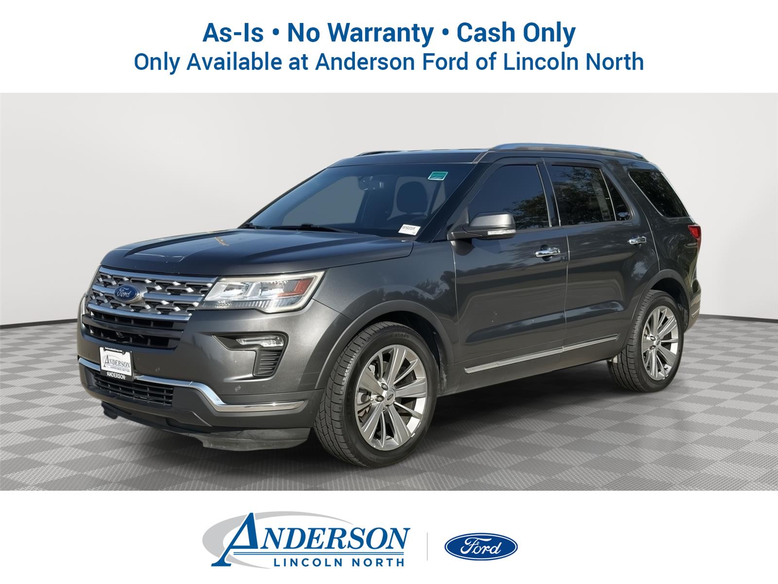 Gray (Magnetic) 2018 Ford Explorer SUV / Crossover Front-Wheel Drive 6-Speed Automatic