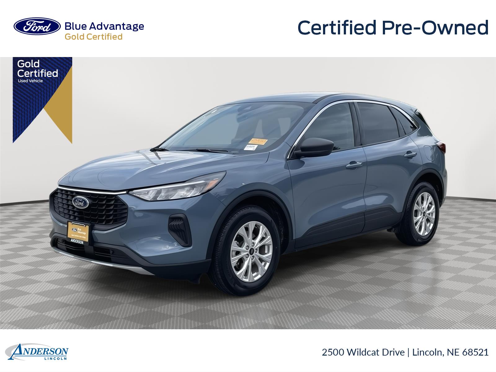 Vapor Blue 2024 Ford Escape SUV / Crossover Front-Wheel Drive 8-Speed Automatic