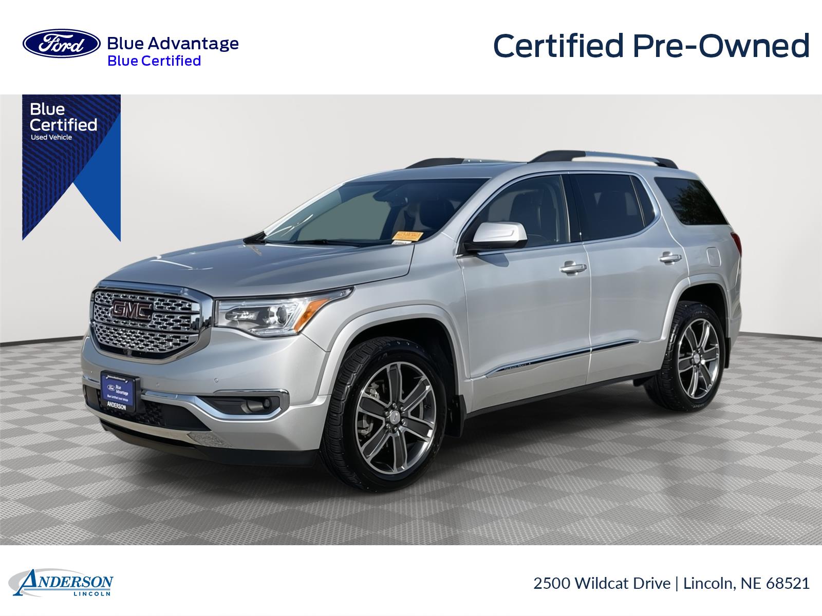 Quicksilver Metallic 2017 GMC Acadia SUV / Crossover Four-Wheel Drive 6-Speed Automatic