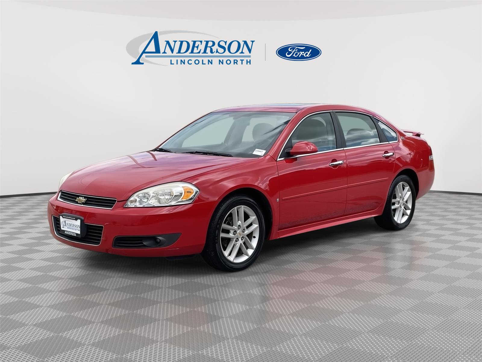 Victory Red 2009 Chevrolet Impala Sedan Front-Wheel Drive 4-Speed Automatic