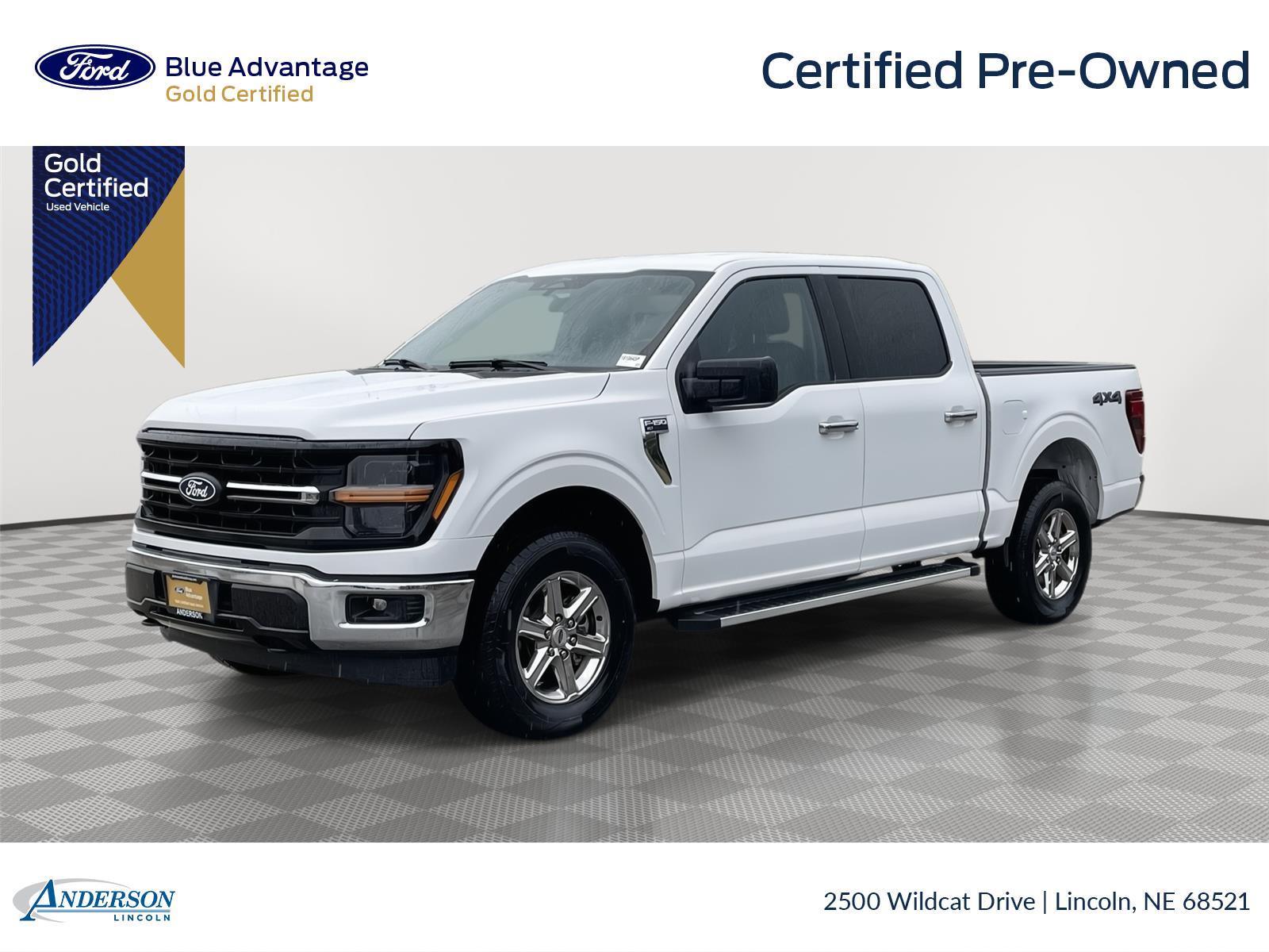 Oxford White 2025 Ford F-150 Pickup Truck Four-Wheel Drive Automatic