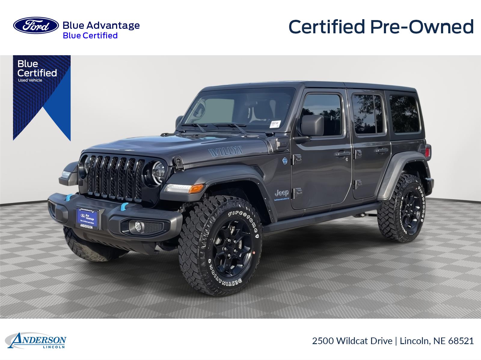 Gray (Granite Crystal Metallic Clearcoat) 2023 Jeep Wrangler 4xe SUV / Crossover Four-Wheel Drive 8-Speed Automatic