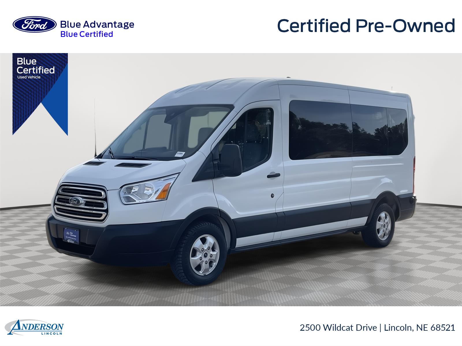 Oxford White 2019 Ford Transit Passenger Van Rear-Wheel Drive 6-Speed Automatic