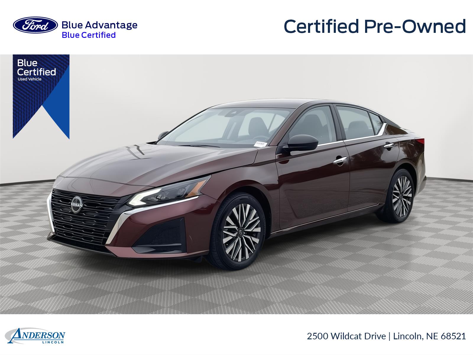 Garnet Pearl Metallic 2025 Nissan Altima Sedan Front-Wheel Drive Continuously Variable Transmission