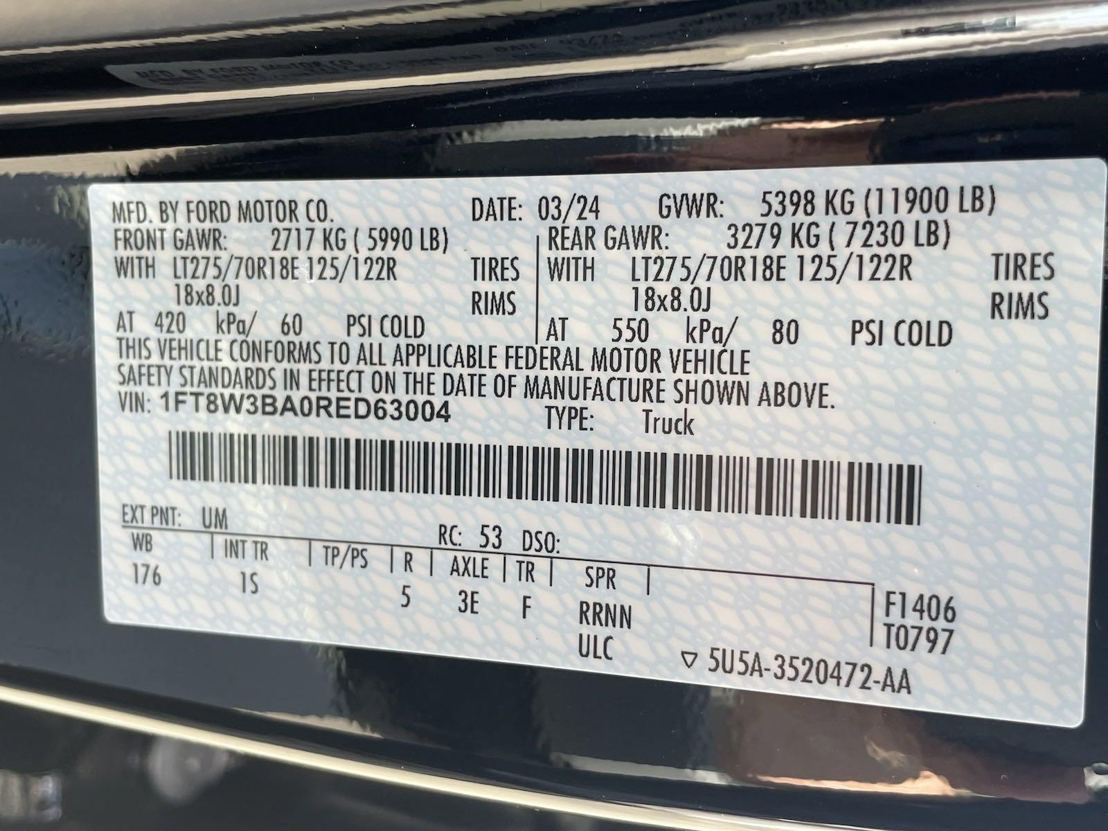 New 2024 Ford Super Duty F-350 SRW XL Crew Cab Truck for sale in Lincoln NE