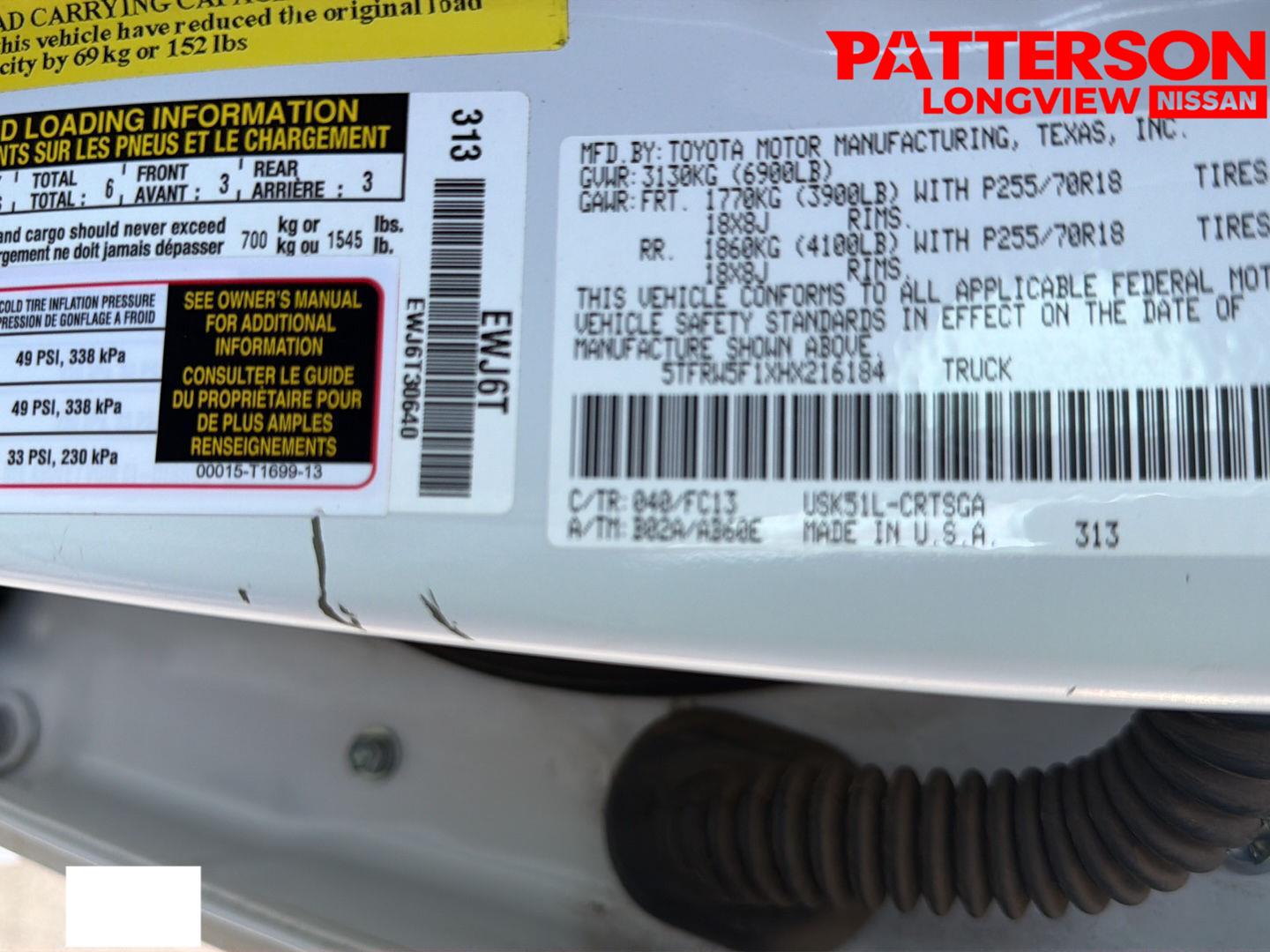 Used 2017 Super White Toyota SR5 image 20