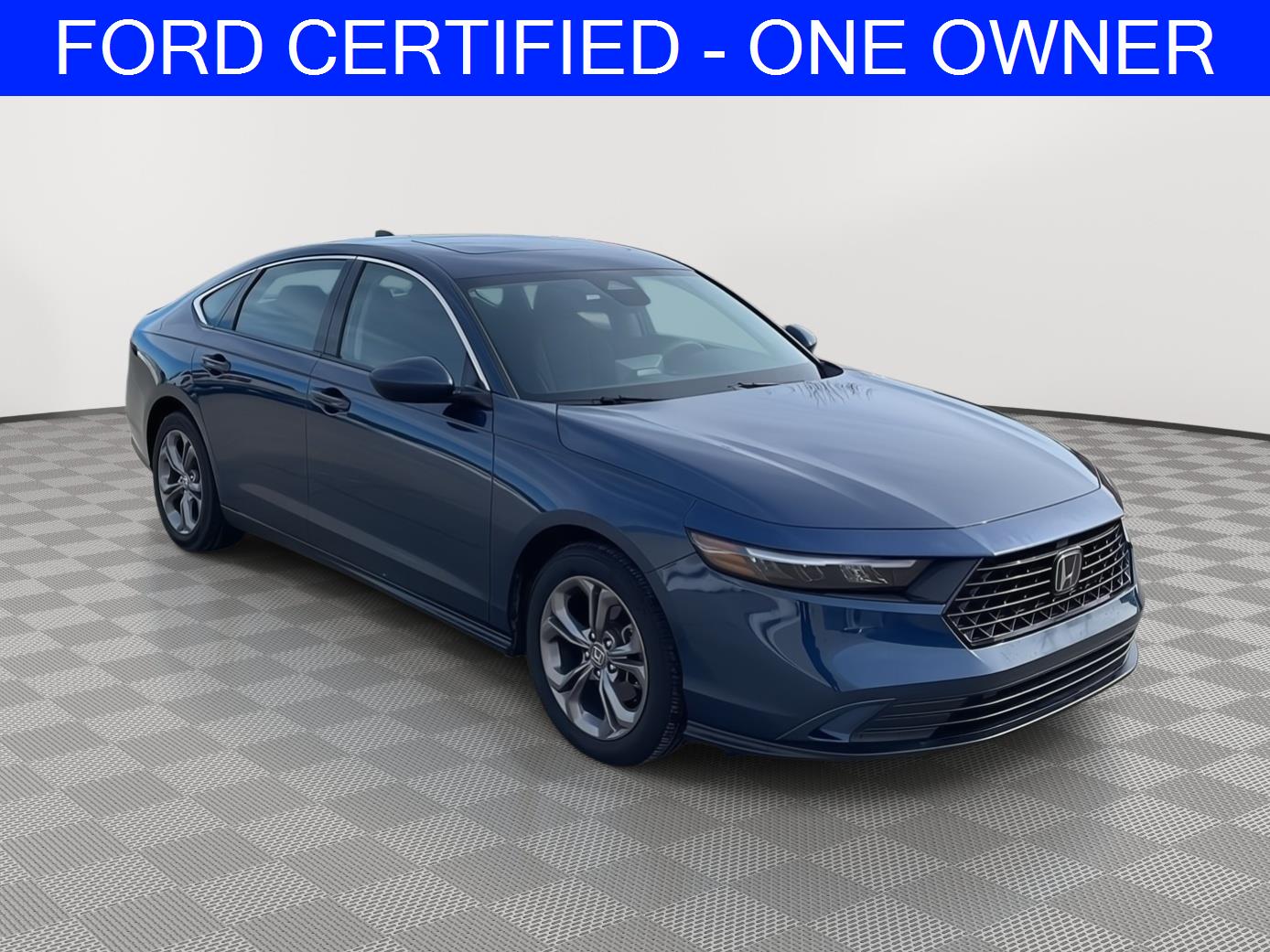 Canyon River Blue Metallic 2024 Honda Accord EX FWD Sedan Front-Wheel Drive Continuously Variable Transmission