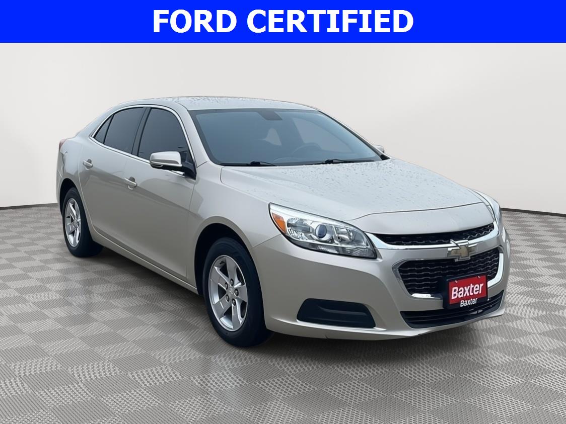 Champagne Silver Metallic 2016 Chevrolet Malibu Limited LT FWD Sedan Front-Wheel Drive 6-Speed Automatic
