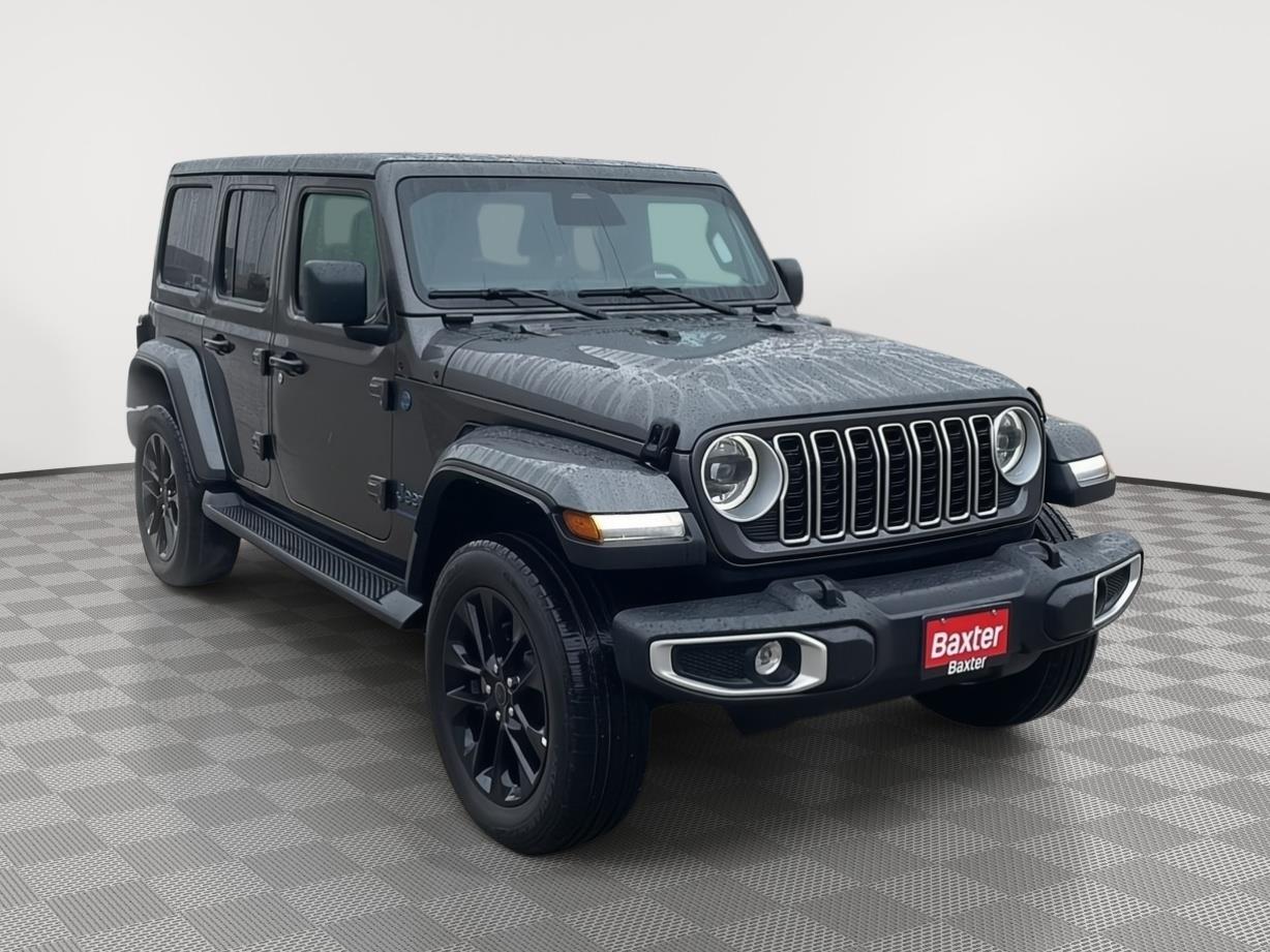 Gray (Granite Crystal Metallic Clearcoat) 2025 Jeep Wrangler 4xe Sahara 4WD SUV / Crossover Four-Wheel Drive 8-Speed Automatic