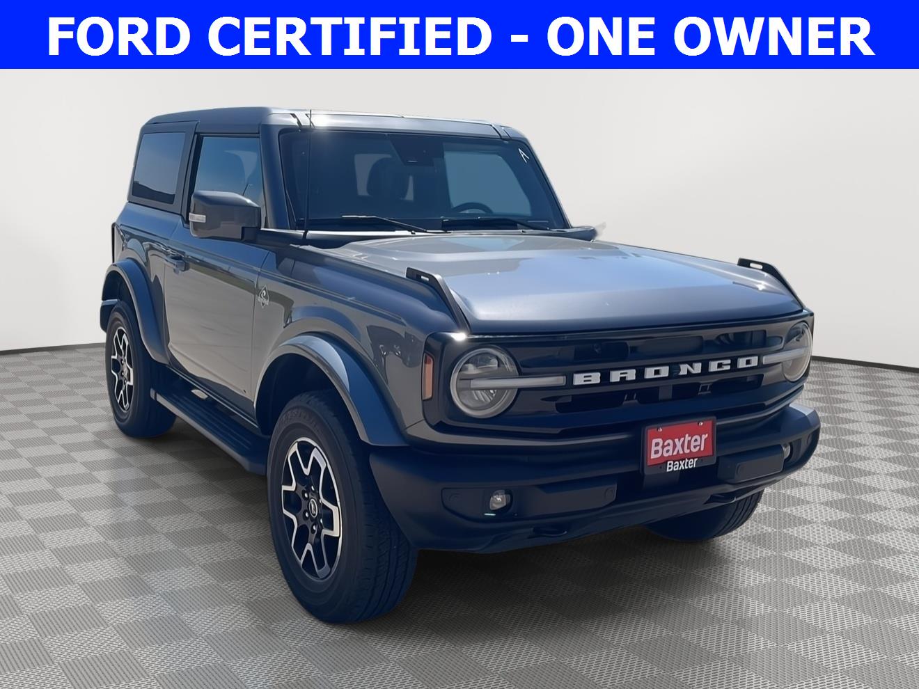 Carbonized Gray 2023 Ford Bronco Outer Banks Advanced 2-Door 4WD SUV / Crossover Four-Wheel Drive Automatic