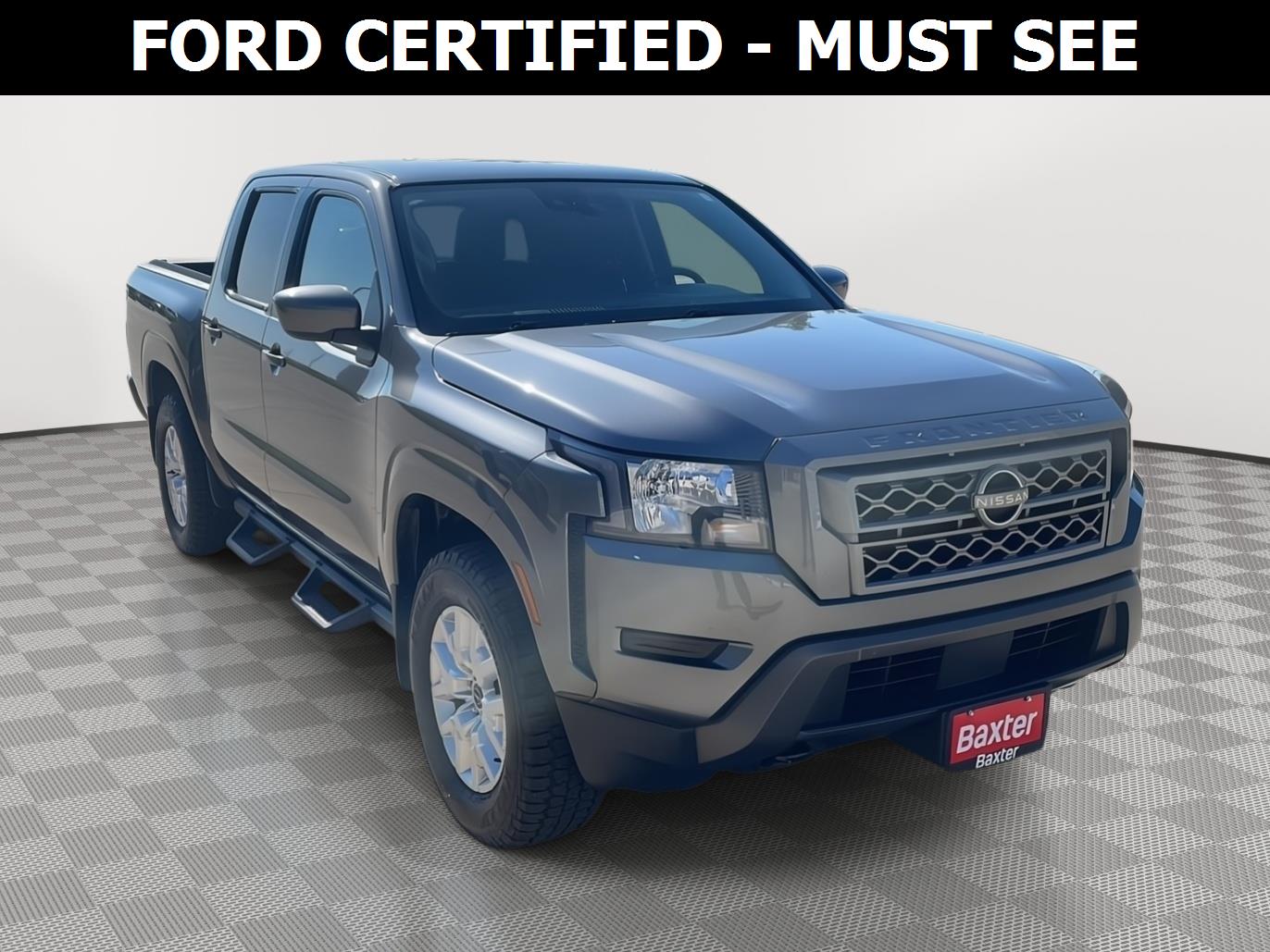 Gray (Gun Metallic) 2023 Nissan Frontier Pickup Truck Four-Wheel Drive Automatic