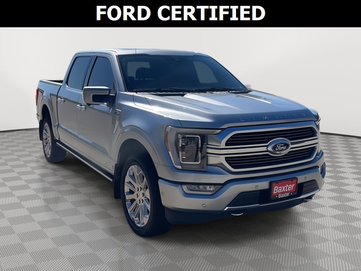 Iconic Silver 2021 Ford F-150 Pickup Truck Four-Wheel Drive Automatic