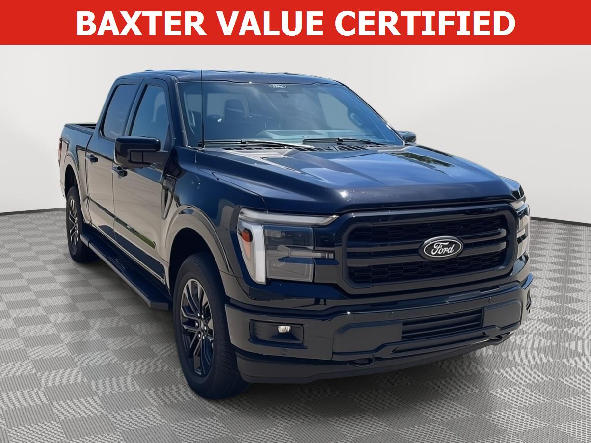 Agate Black 2025 Ford F-150 Lariat SuperCrew 4WD Pickup Truck Four-Wheel Drive Automatic
