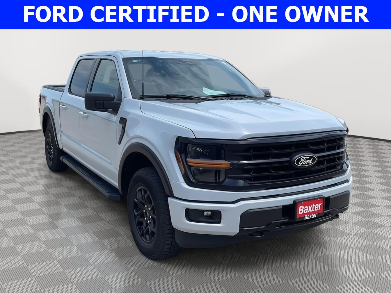 Space White 2025 Ford F-150 Pickup Truck Four-Wheel Drive Automatic