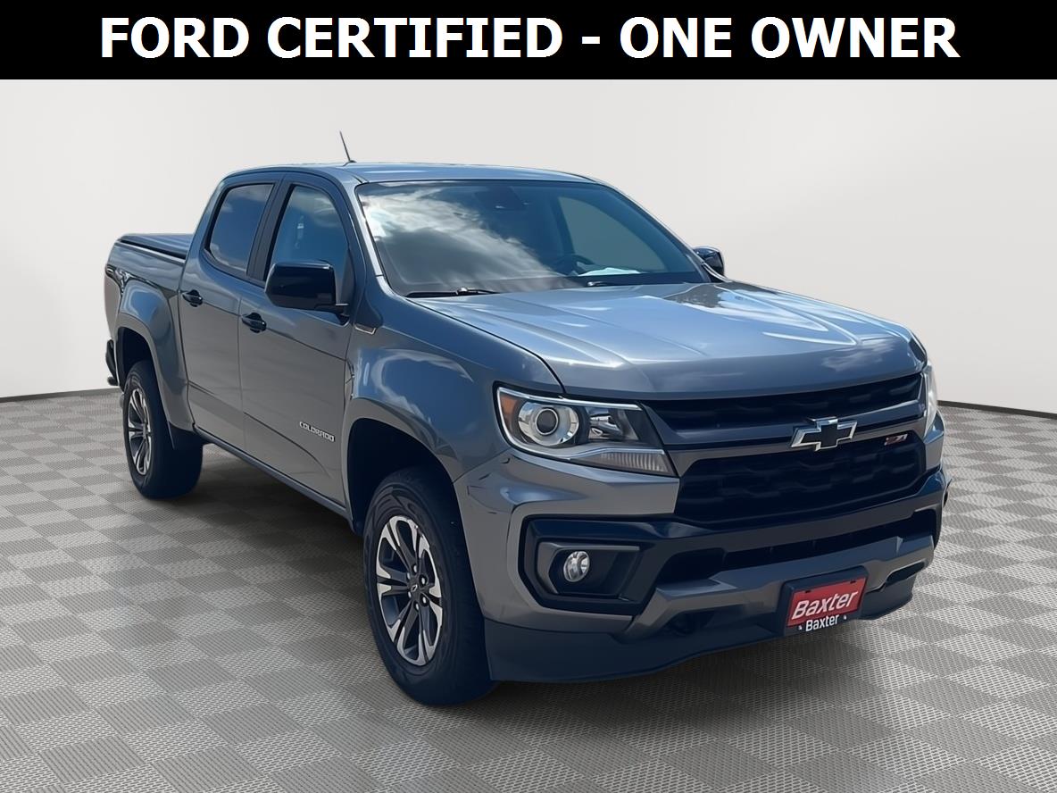 Gray (Satin Steel Metallic) 2022 Chevrolet Colorado Pickup Truck Four-Wheel Drive 6-Speed Automatic