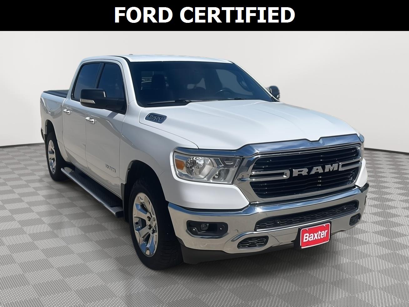 Bright White Clearcoat 2020 RAM 1500 Pickup Truck Four-Wheel Drive 8-Speed Automatic