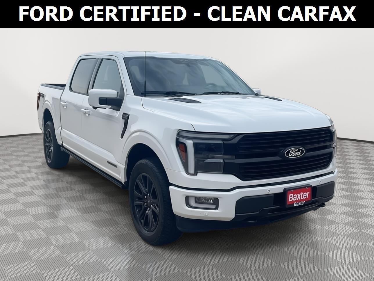 Star White Metallic Tri-Coat 2024 Ford F-150 Pickup Truck Four-Wheel Drive Automatic