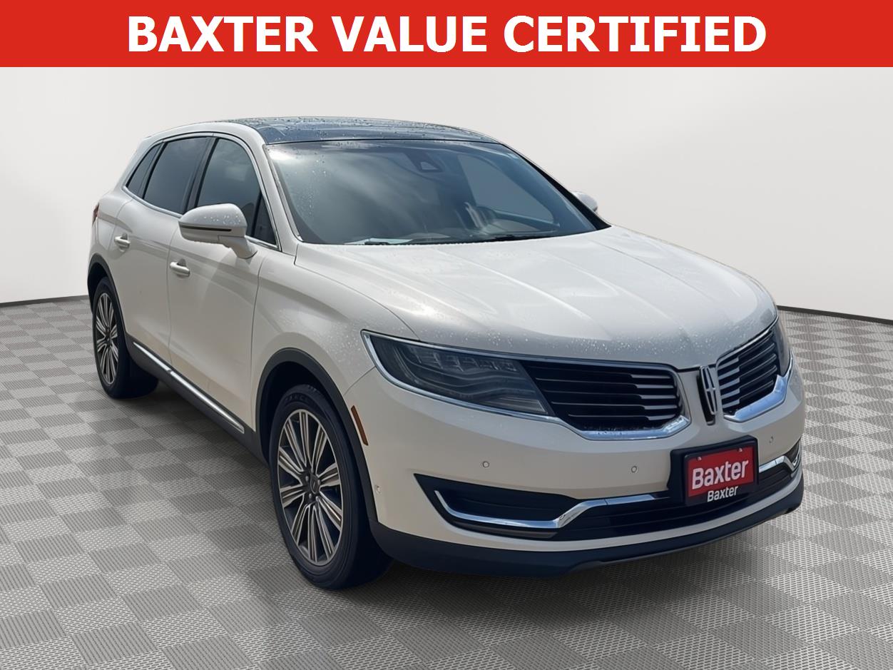 Confidential White 3C (Tri-Coat) 2016 Lincoln MKX SUV / Crossover All-Wheel Drive 6-Speed Automatic