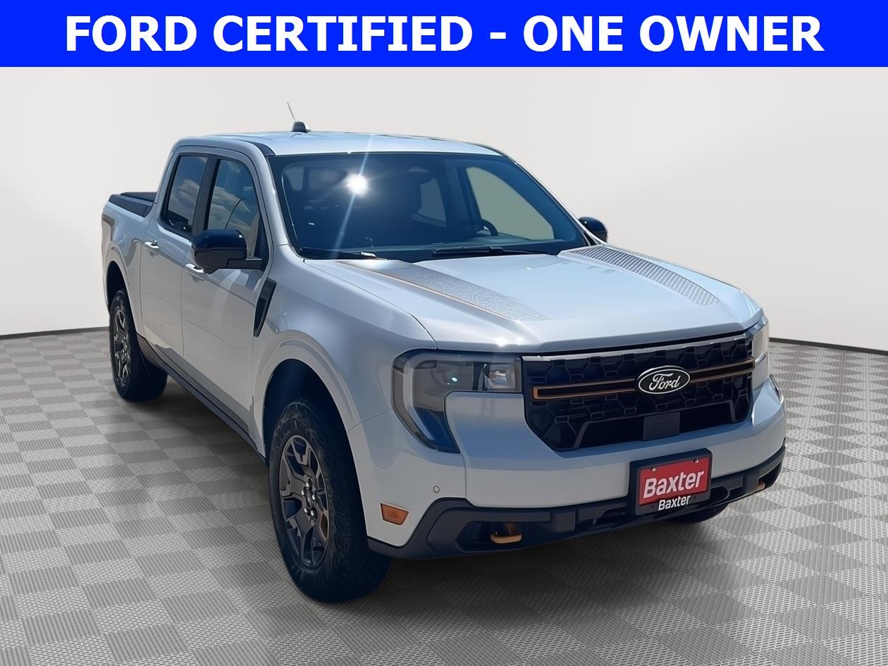 Space White 2025 Ford Maverick Pickup Truck All-Wheel Drive 8-Speed Automatic