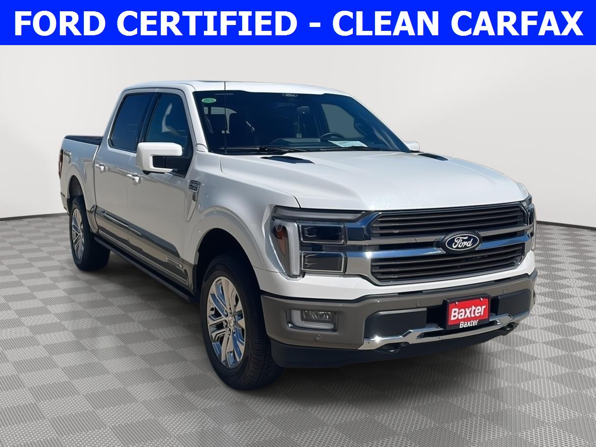 Star White Metallic Tri-Coat/Marsh Gray 2025 Ford F-150 Pickup Truck Four-Wheel Drive Automatic