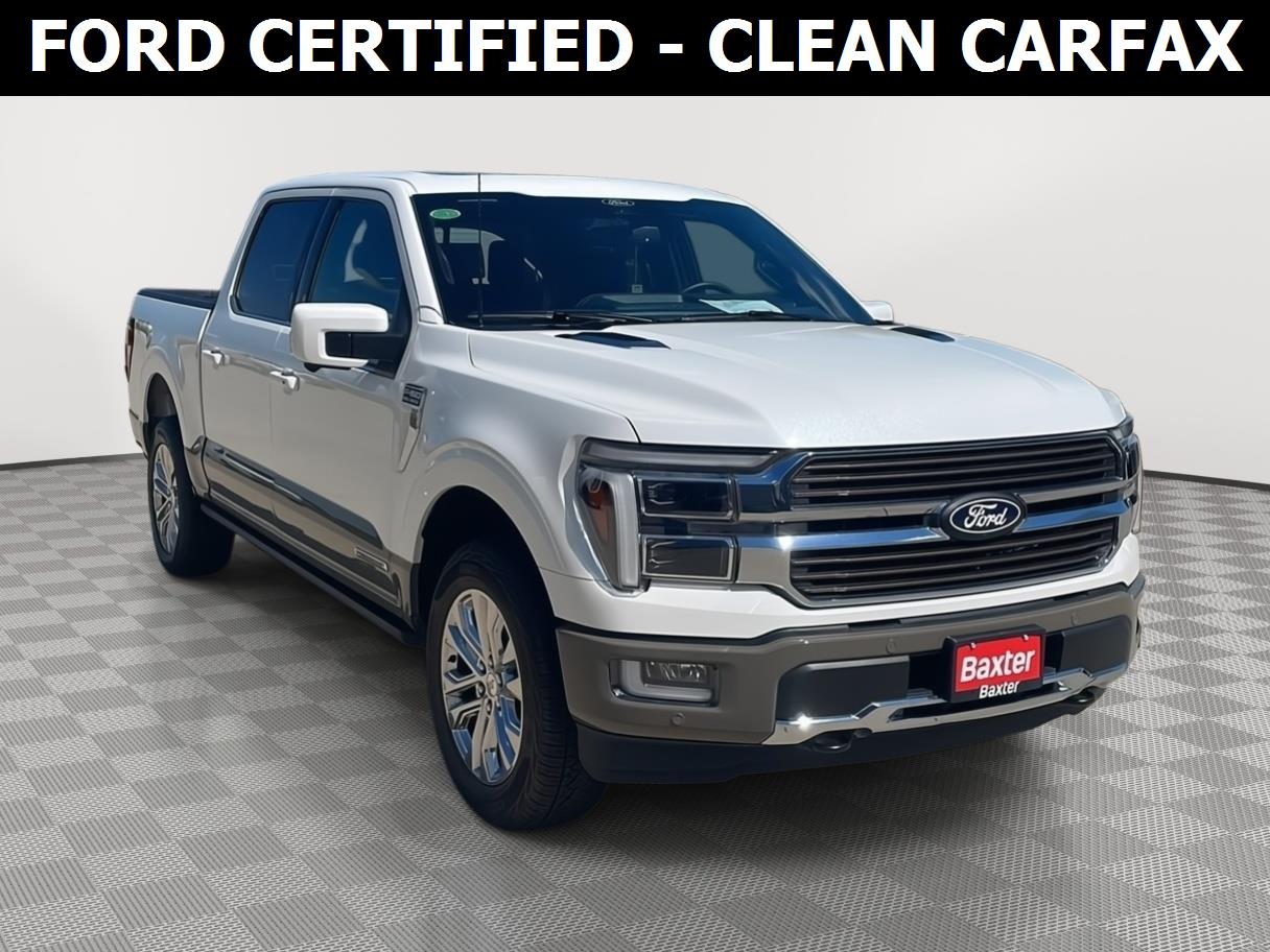 Star White Metallic Tri-Coat/Marsh Gray 2025 Ford F-150 Pickup Truck Four-Wheel Drive Automatic