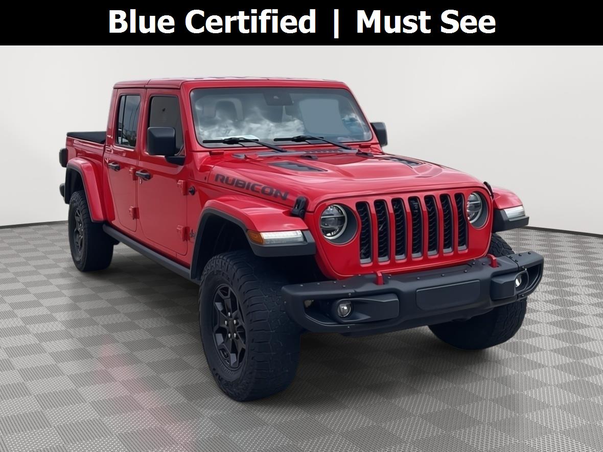 Firecracker Red Clearcoat 2020 Jeep Gladiator Pickup Truck Four-Wheel Drive 8-Speed Automatic