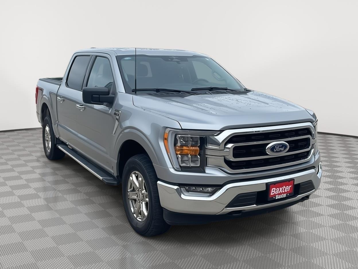 Iconic Silver 2023 Ford F-150 Pickup Truck Four-Wheel Drive Automatic