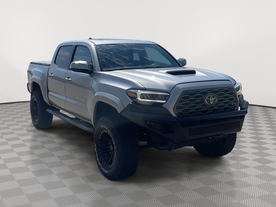 Silver Sky Metallic 2021 Toyota Tacoma Pickup Truck Four-Wheel Drive Automatic
