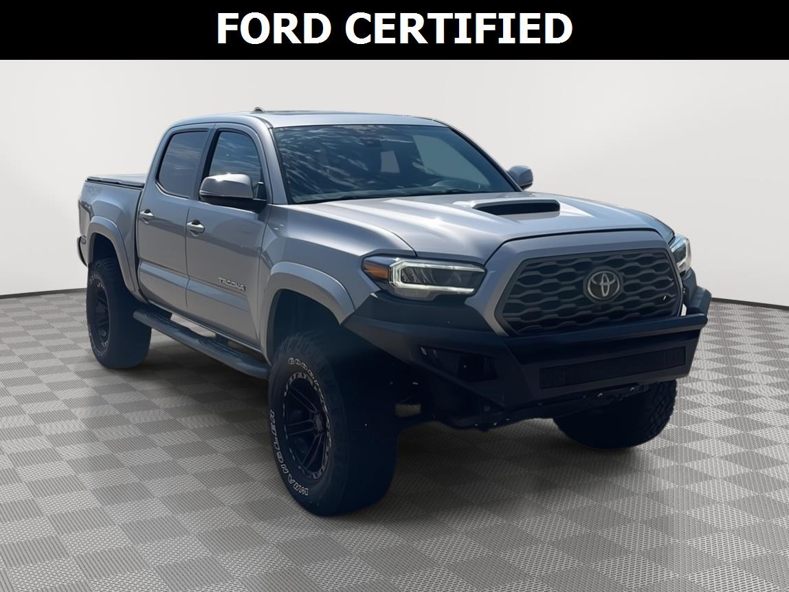 Silver Sky Metallic 2021 Toyota Tacoma Pickup Truck Four-Wheel Drive Automatic