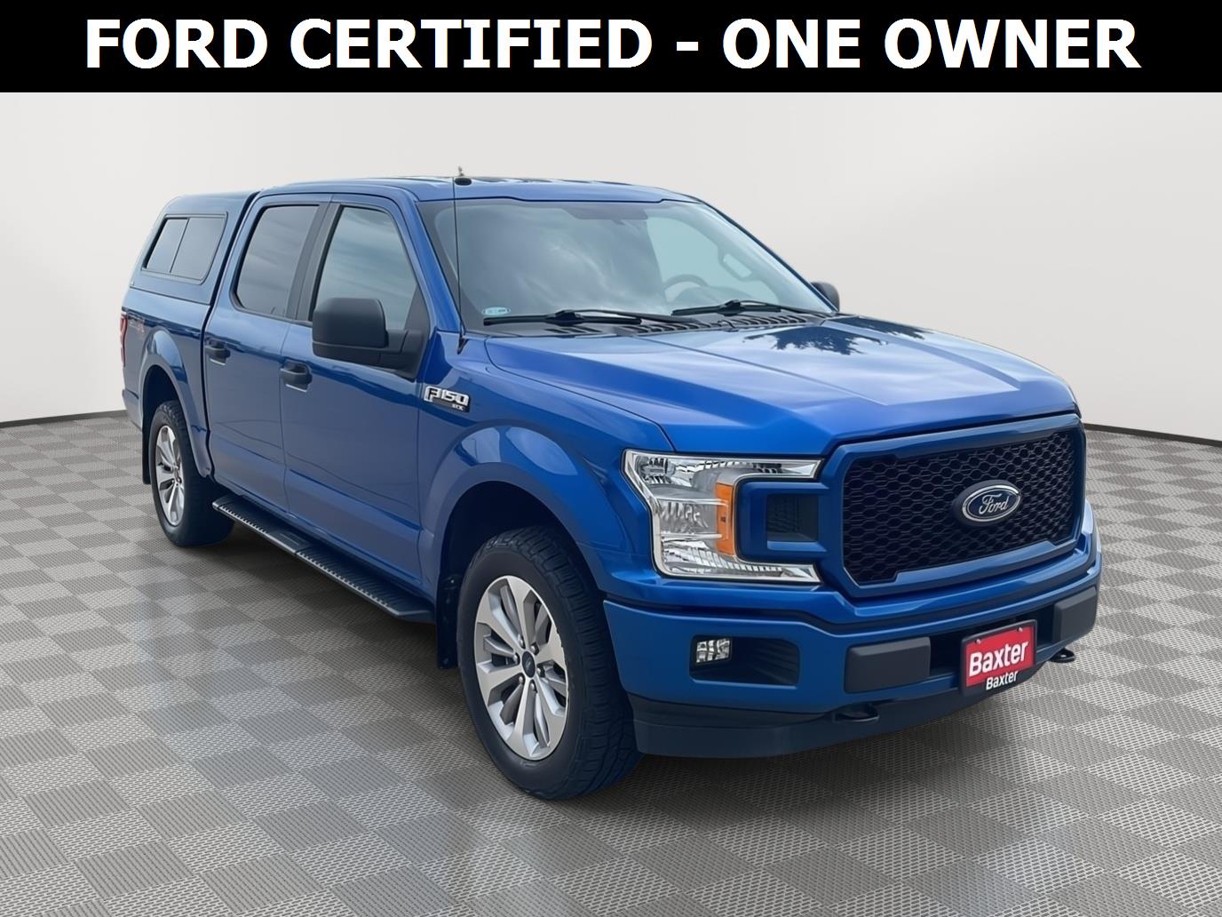 Lightning Blue 2018 Ford F-150 Pickup Truck Four-Wheel Drive Automatic