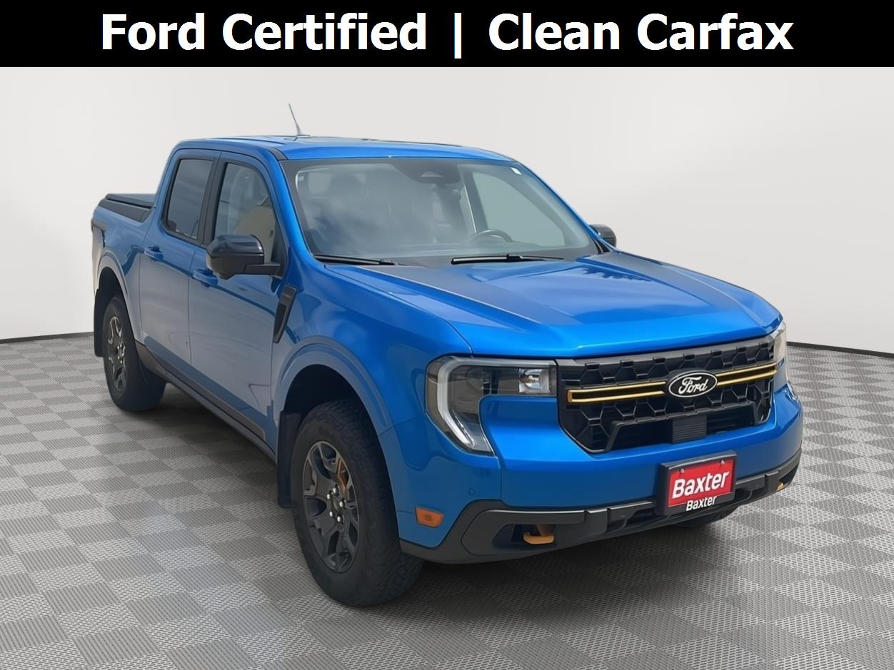Velocity Blue 2025 Ford Maverick Pickup Truck All-Wheel Drive 8-Speed Automatic