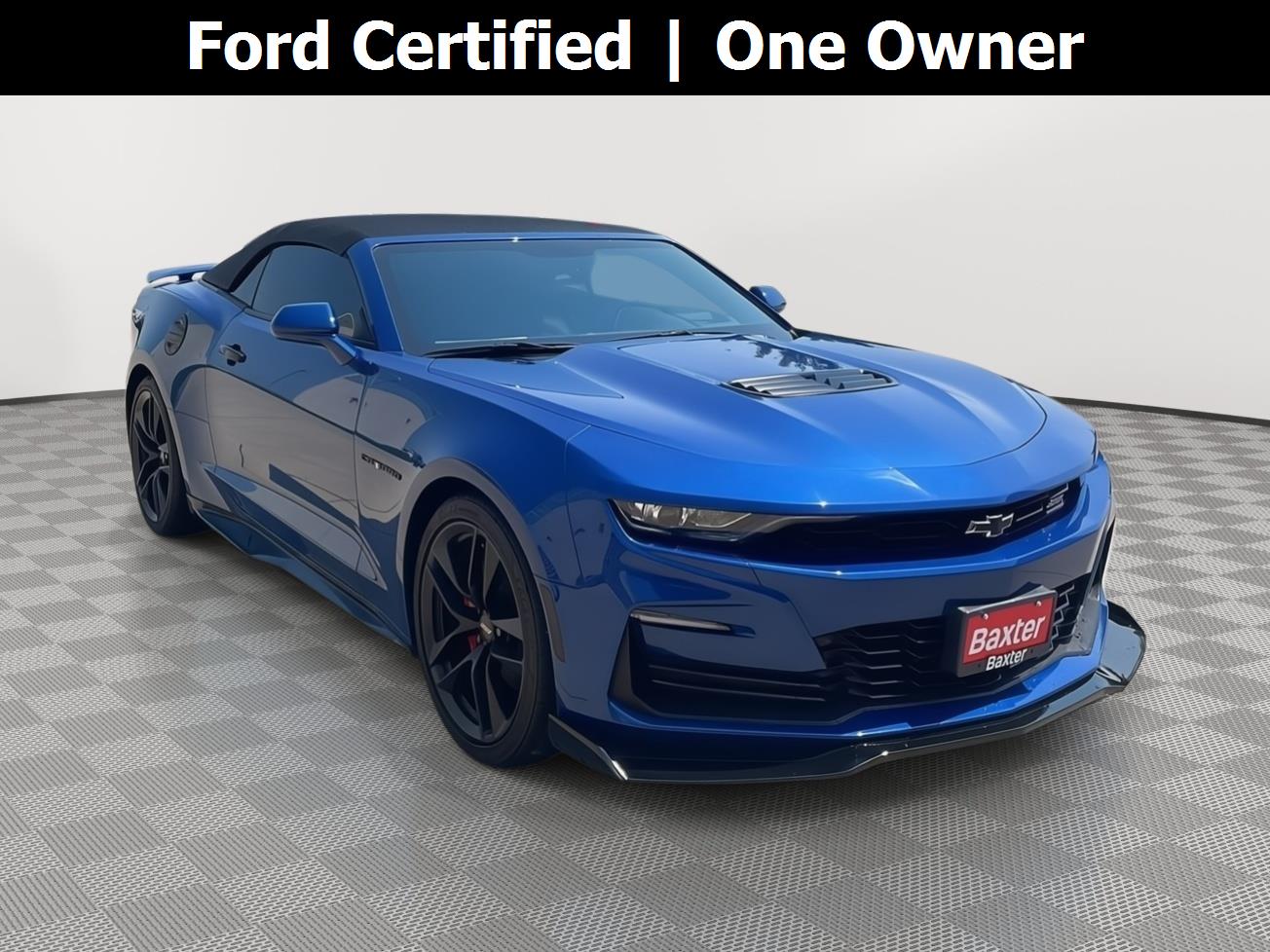 Riverside Blue Metallic 2023 Chevrolet Camaro Convertible Rear-Wheel Drive Automatic
