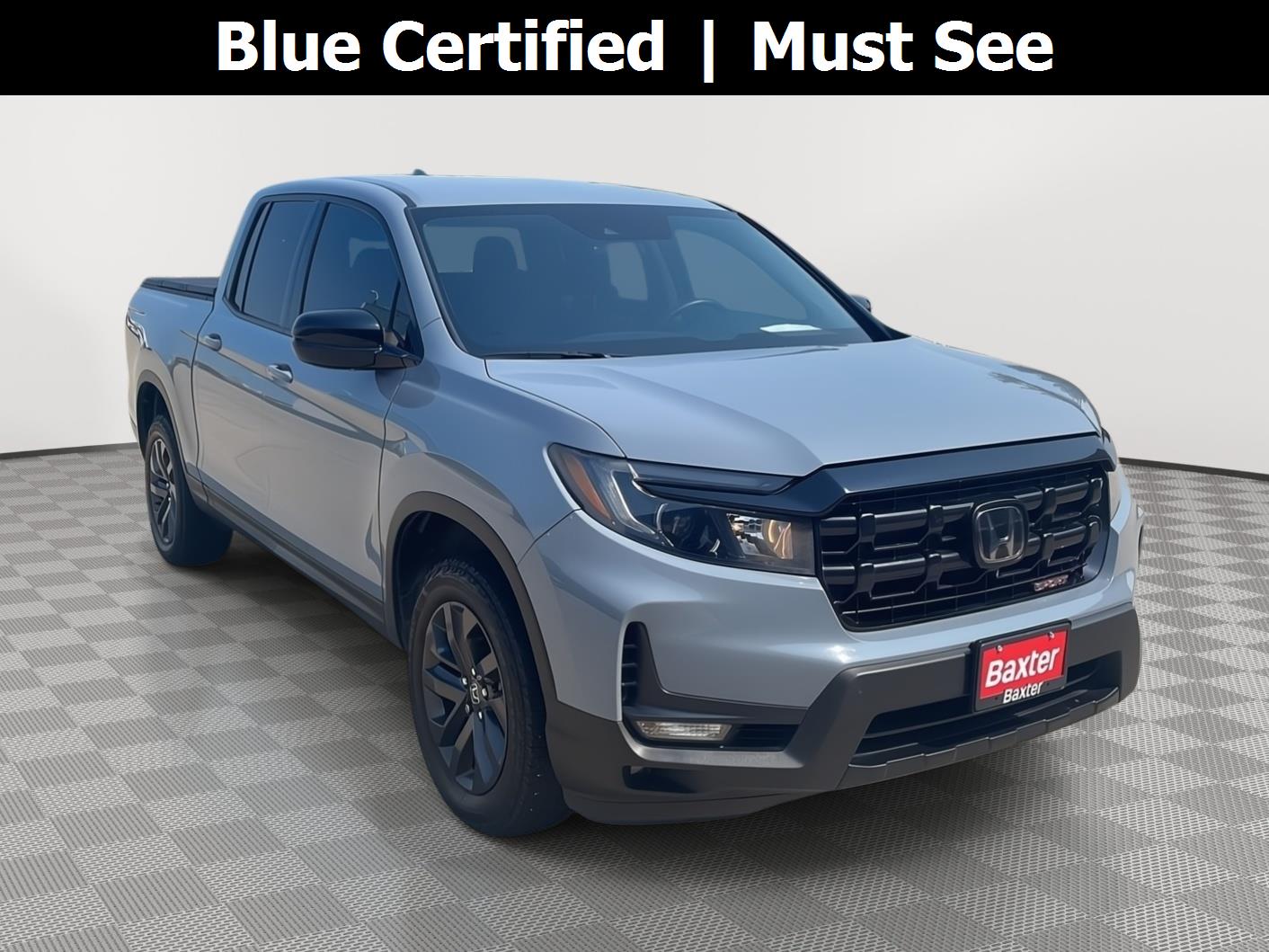 Sonic Gray Pearl 2024 Honda Ridgeline Pickup Truck All-Wheel Drive Automatic