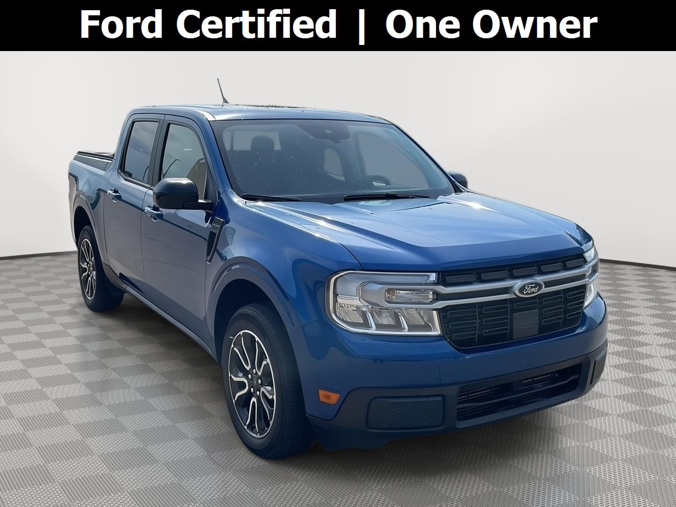 Atlas Blue Metallic 2024 Ford Maverick Pickup Truck All-Wheel Drive 8-Speed Automatic