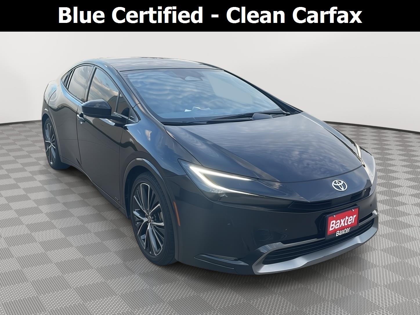Midnight Black Metallic 2024 Toyota Prius Hatchback All-Wheel Drive Continuously Variable Transmission