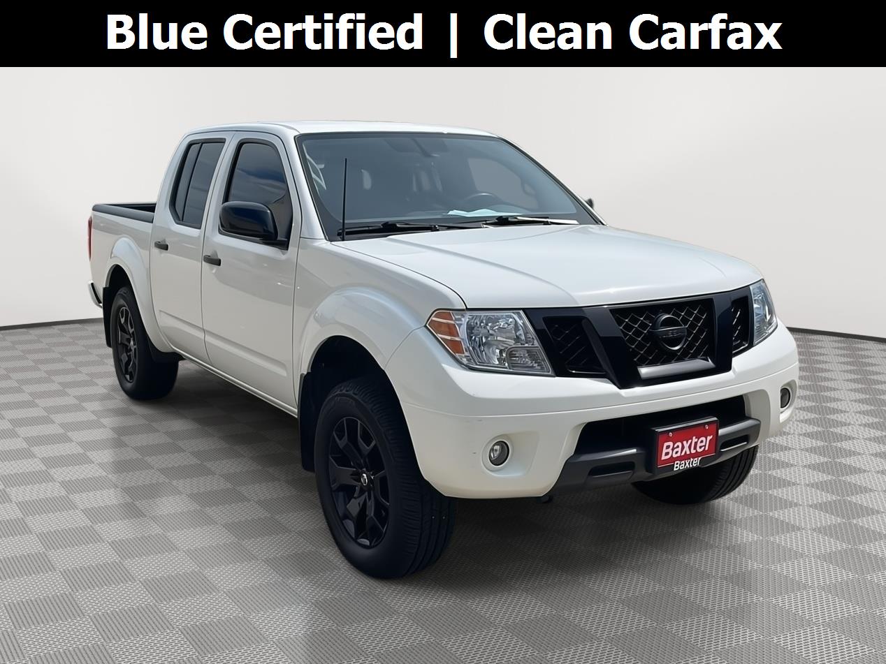 Glacier White 2021 Nissan Frontier Pickup Truck Four-Wheel Drive Automatic