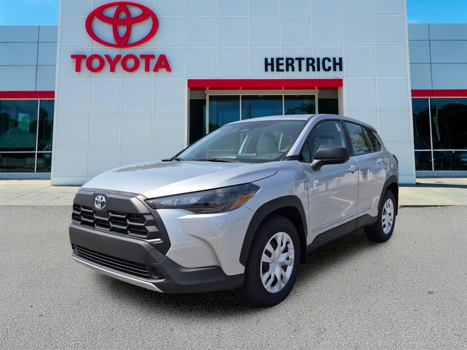 Sonic Silver 2026 Toyota Corolla Cross SUV / Crossover Front-Wheel Drive Continuously Variable Transmission