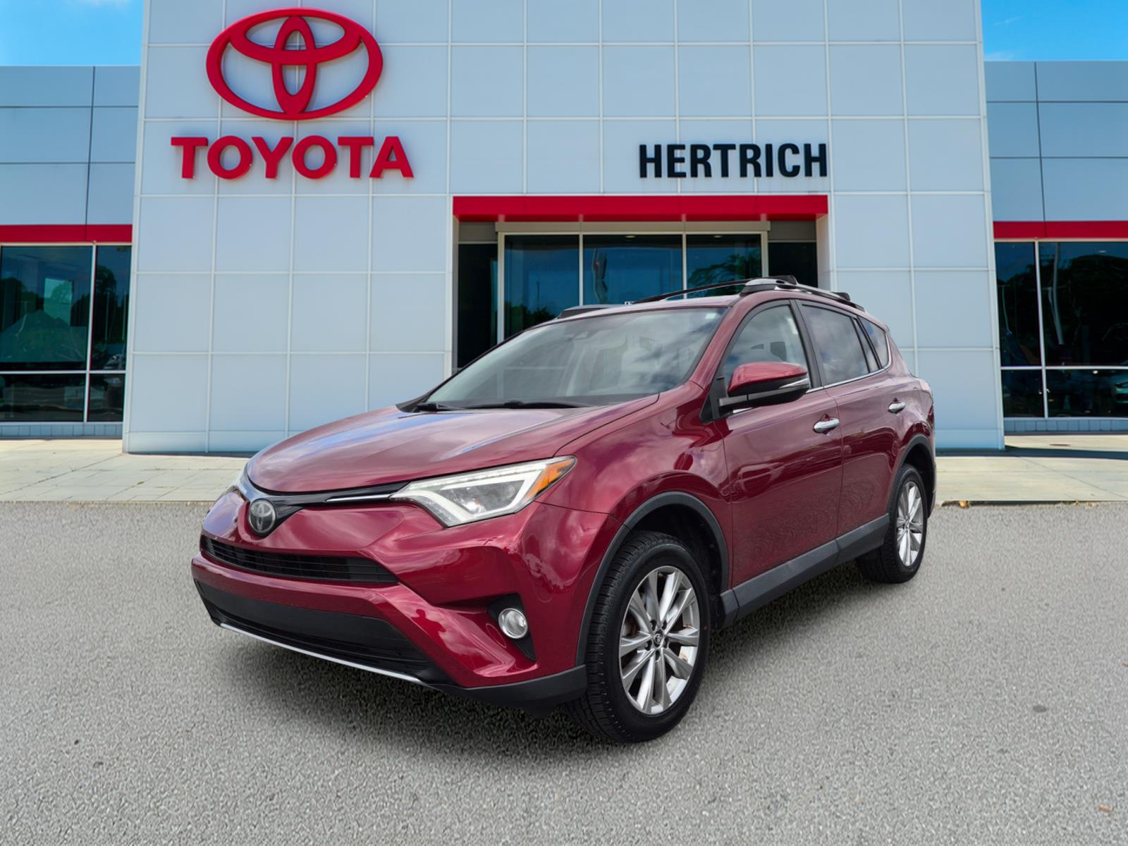 Red (Ruby Flare Pearl) 2018 Toyota RAV4 SUV / Crossover All-Wheel Drive 6-Speed Automatic