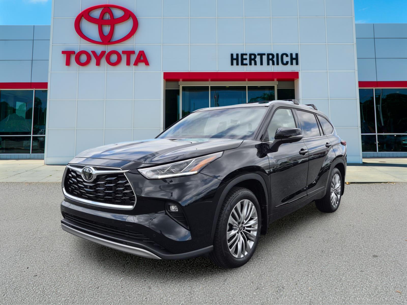 Midnight Black Metallic 2026 Toyota Highlander SUV / Crossover All-Wheel Drive 8-Speed Automatic