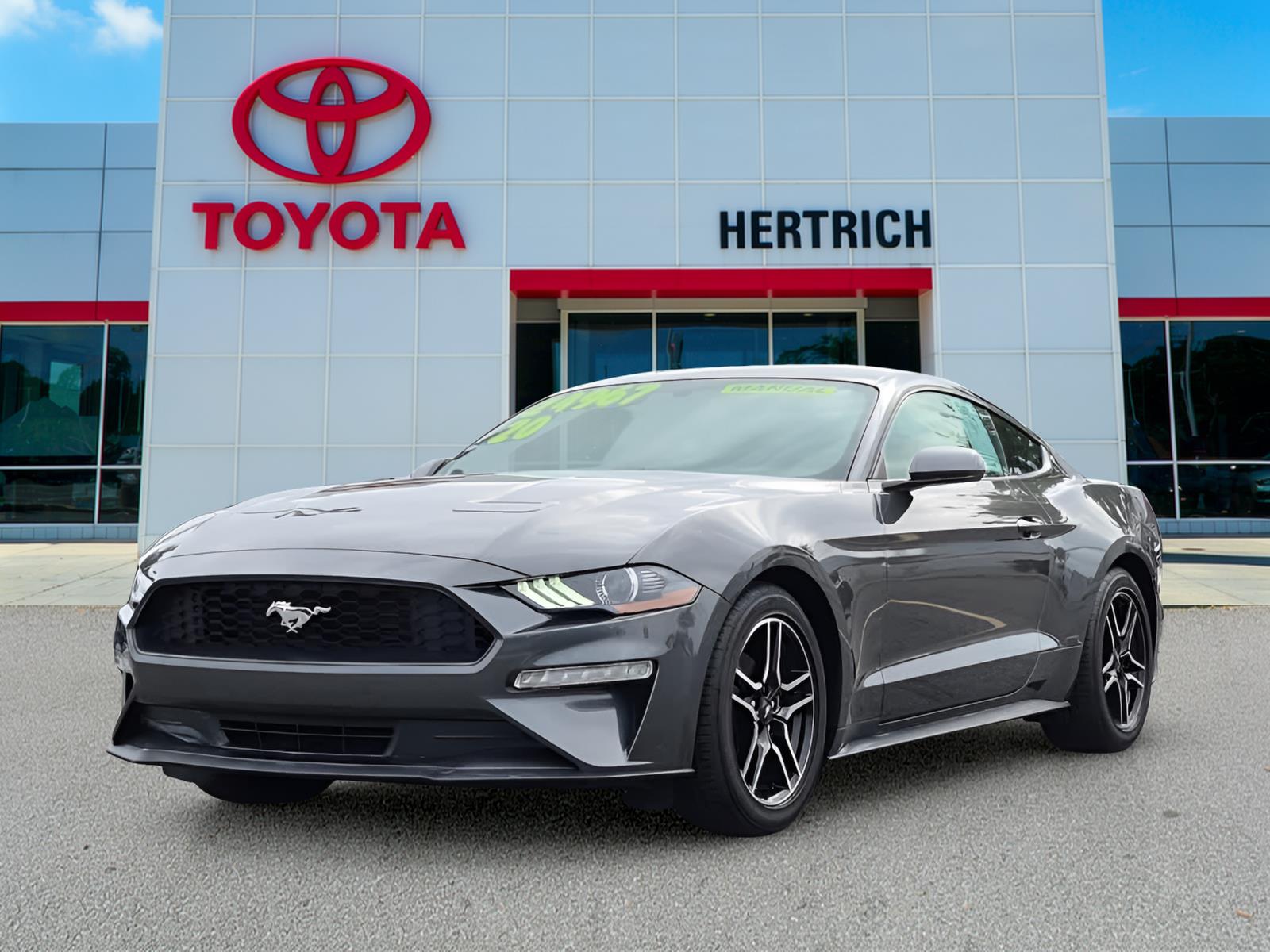 Gray (Magnetic) 2020 Ford Mustang Coupe Rear-Wheel Drive 6-Speed Manual