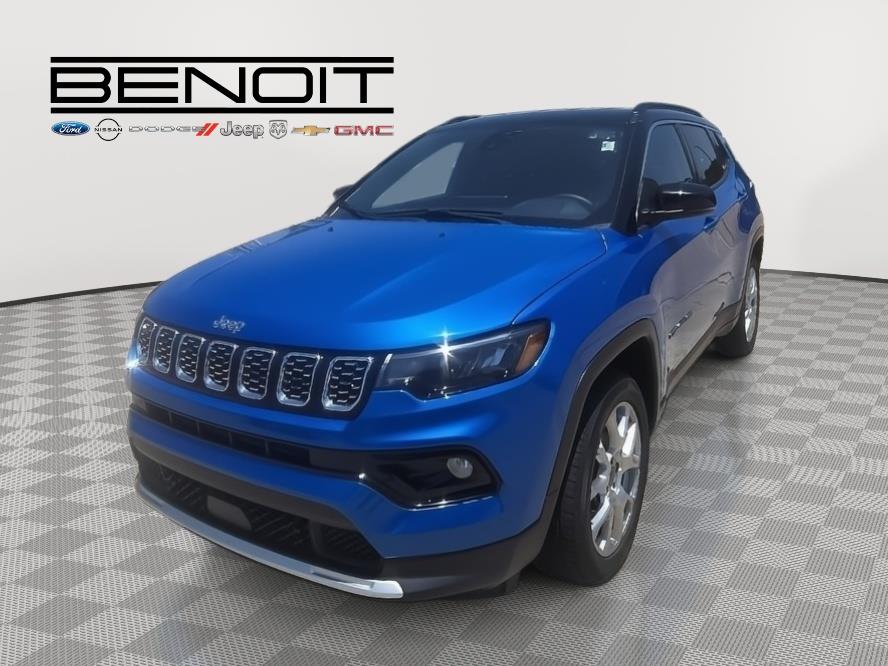 Hydro Blue Pearlcoat 2025 Jeep Compass SUV / Crossover Four-Wheel Drive 8-Speed Automatic