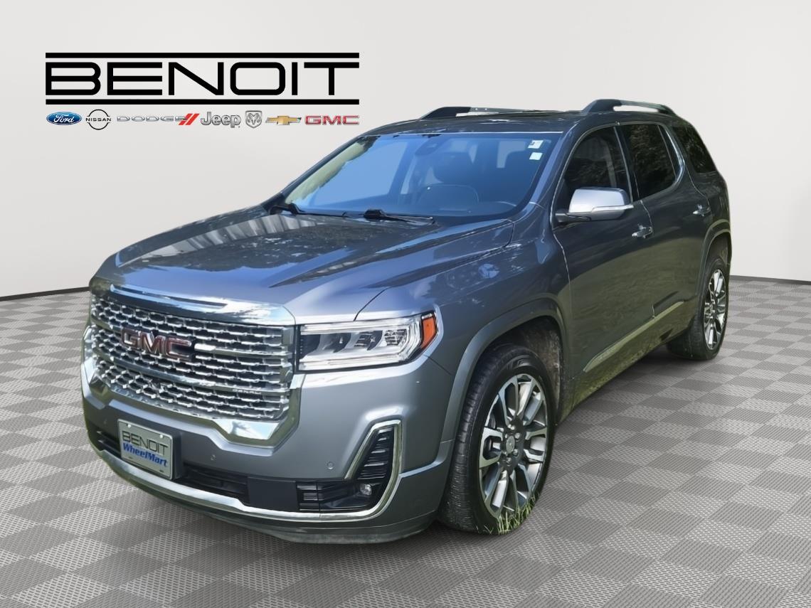 Gray (Satin Steel Metallic) 2021 GMC Acadia SUV / Crossover Front-Wheel Drive 9-Speed Automatic