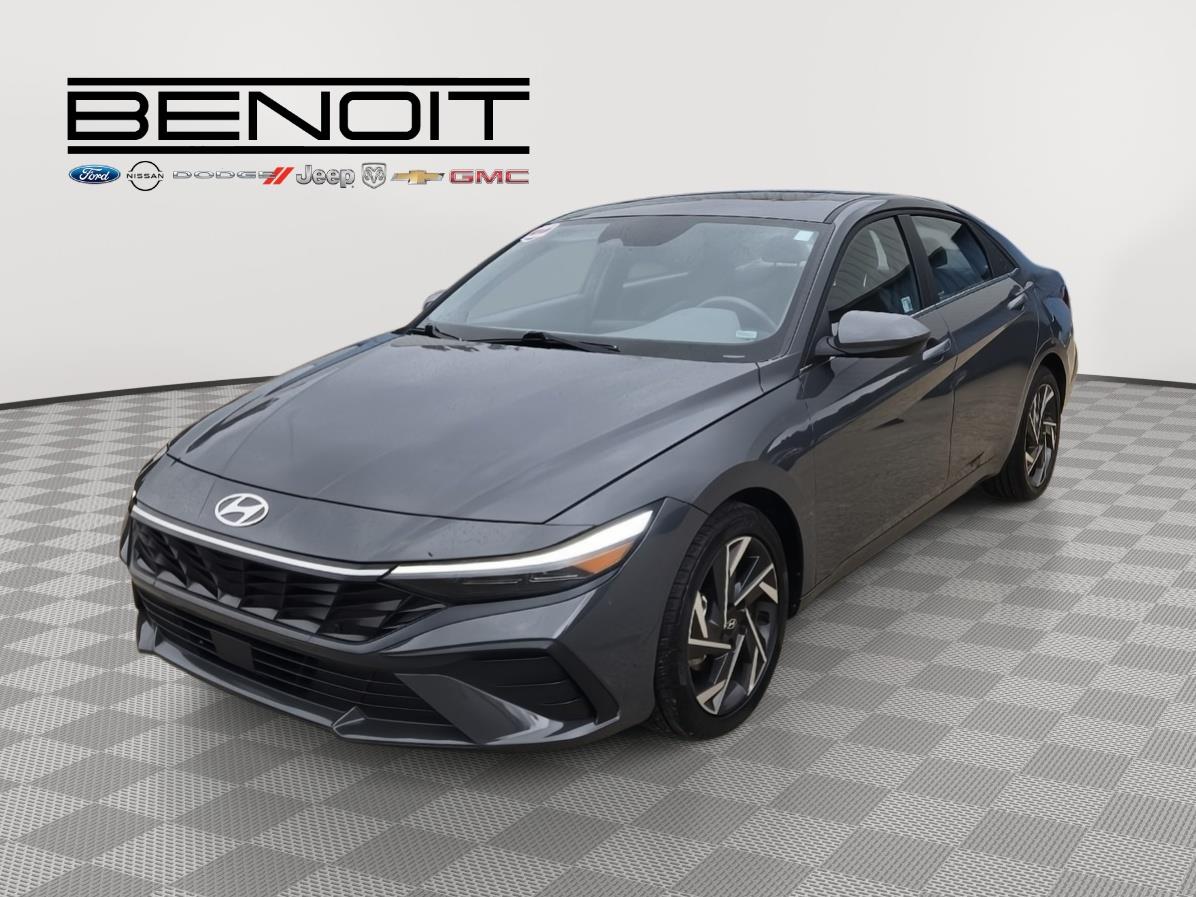 Ecotronic Gray 2025 Hyundai Elantra Sedan Front-Wheel Drive Continuously Variable Transmission