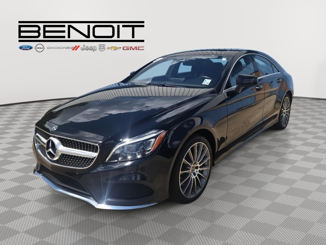 Black 2018 Mercedes-Benz CLS Sedan Rear-Wheel Drive Automatic