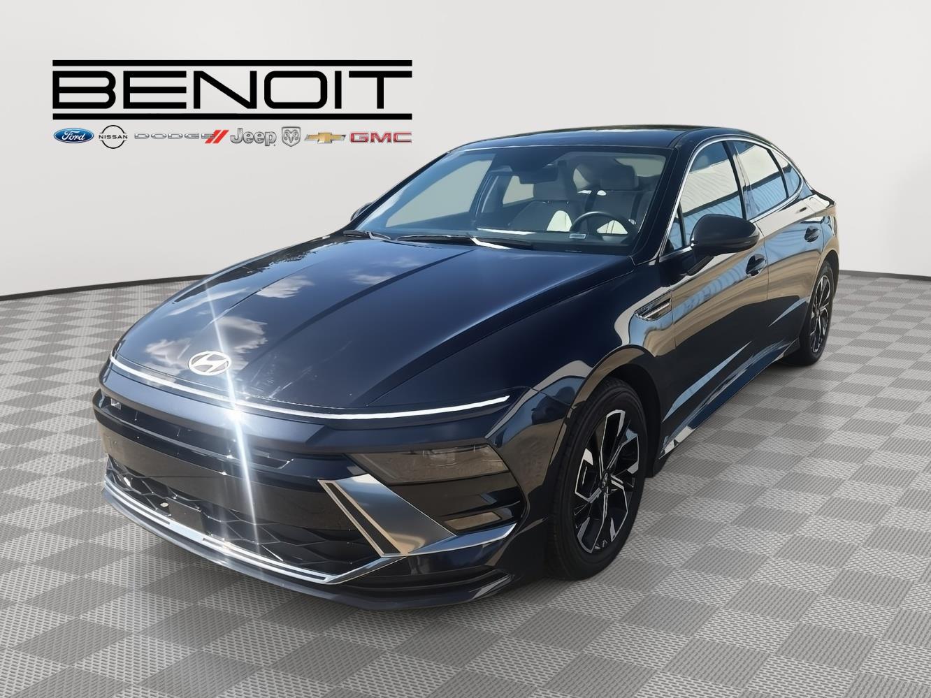 Carbon Blue 2024 Hyundai Sonata Sedan Front-Wheel Drive Automatic