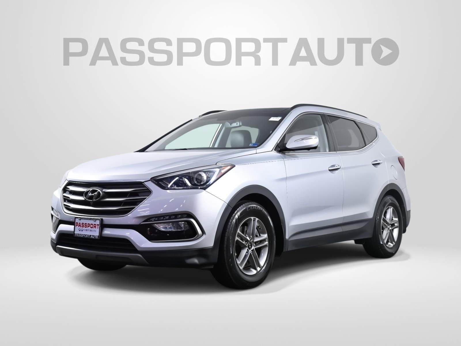 Sparkling Silver 2017 Hyundai Santa Fe Sport 2.4L FWD SUV / Crossover Front-Wheel Drive Automatic