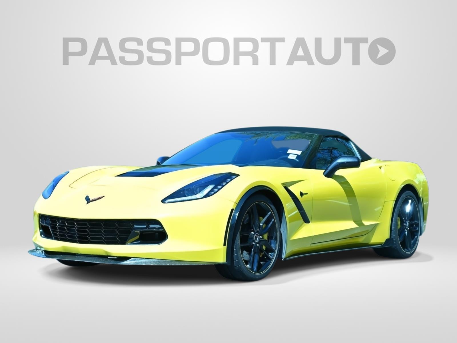 Velocity Yellow Tintcoat 2014 Chevrolet Corvette Stingray Z51 2LT Convertible RWD Convertible Rear-Wheel Drive 7-Speed Manual