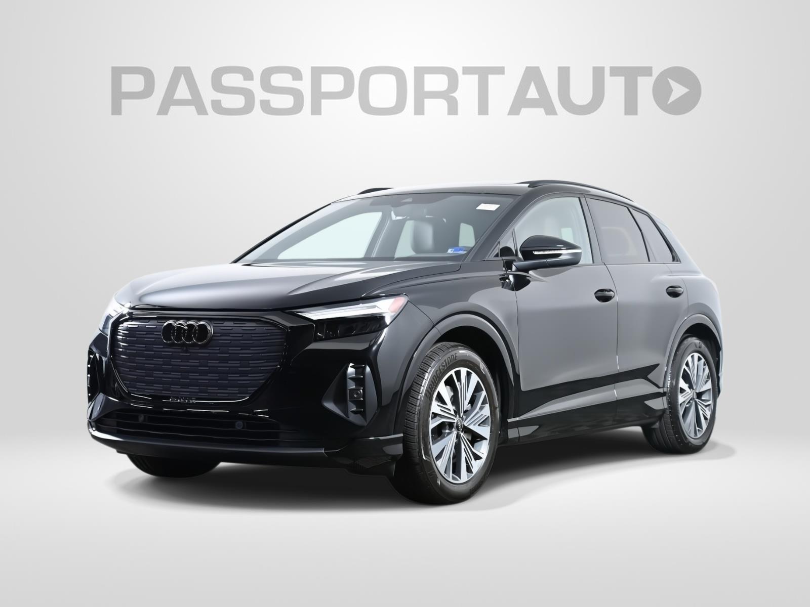 Mythos Black Metallic 2025 Audi Q4 e-tron Premium Plus 45 SUV / Crossover Rear-Wheel Drive Automatic