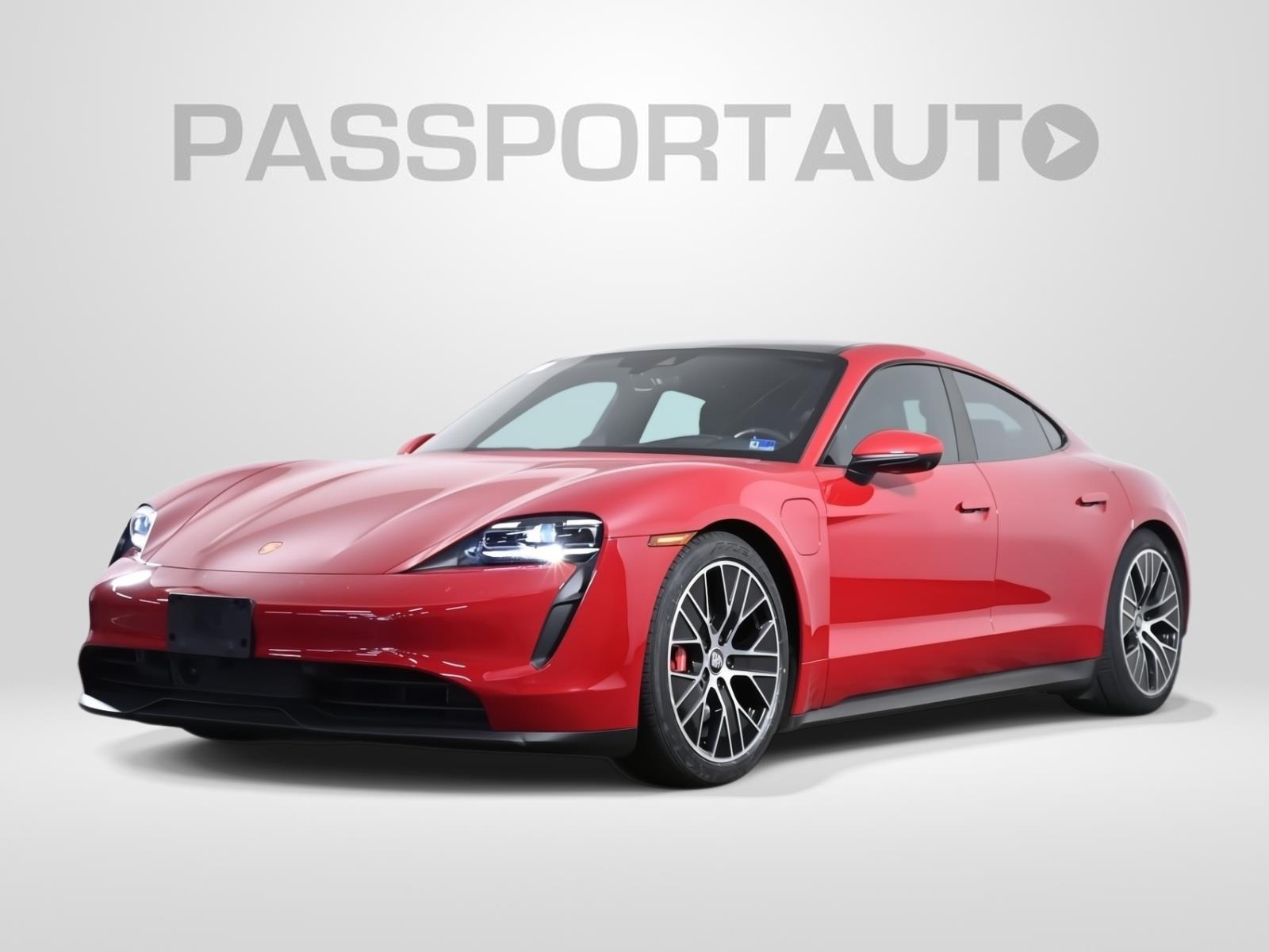 Carmine Red 2022 Porsche Taycan 4S Sedan AWD Sedan All-Wheel Drive Automatic