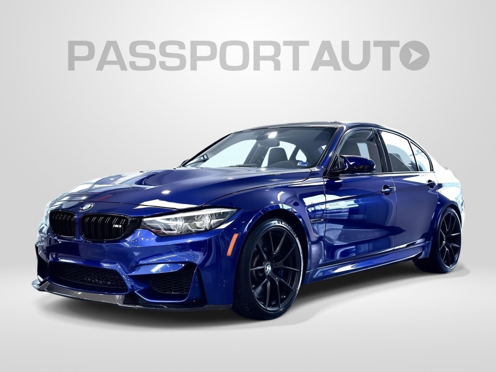 San Marino Blue Metallic 2018 BMW M3 CS Sedan RWD Sedan Rear-Wheel Drive Automatic